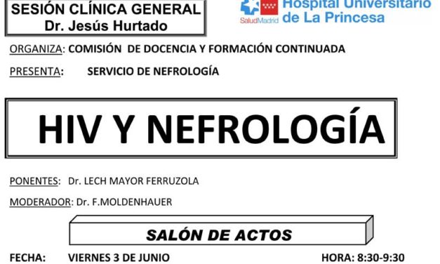 Sesión Clínica 3 de Junio – HIV Y NEFROLOGÍA