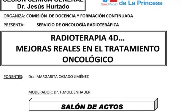 Sesión Clínica 21 de Octubre – Radioterapia 4D… Mejoras reales en el tratamiento oncológico