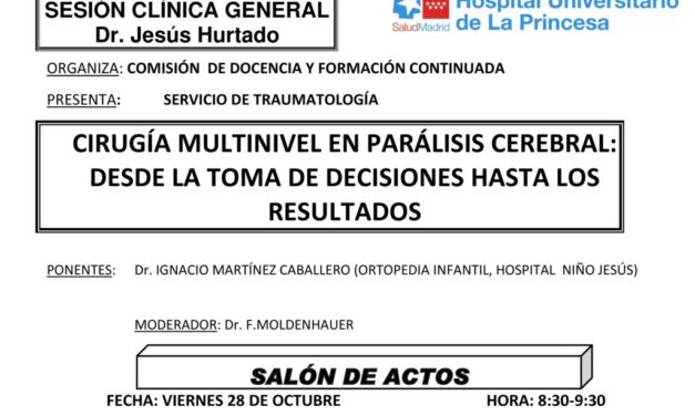 Sesión Clínica 28 de Octubre – Cirugía Multinivel en parálisis celebral