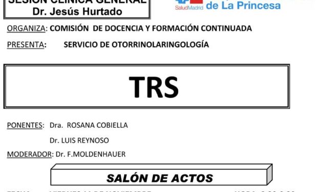 Sesión Clínica 11 de Noviembre – TRS
