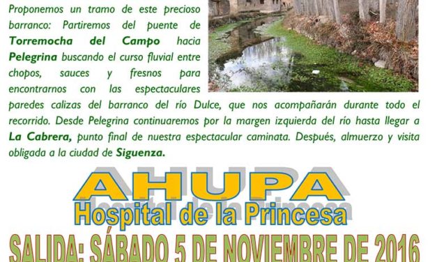 Excursión Senderismo – Otoño en el río dulce – 5 Noviembre