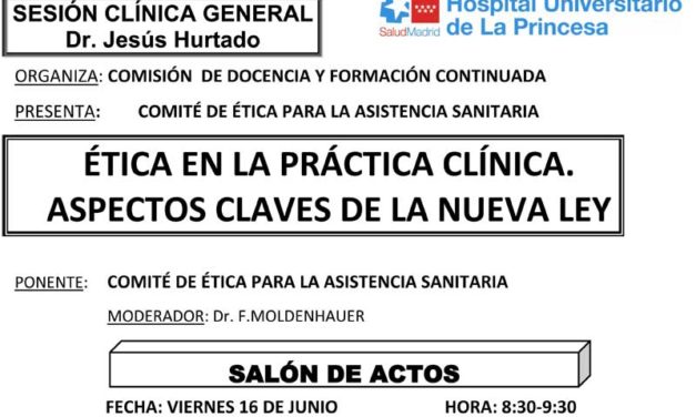 Sesión Clínica 23 de Junio – Tiempo de Rayos