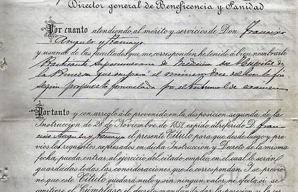 Tiempo de ayer Nº 40 – Reglamentación de los practicantes