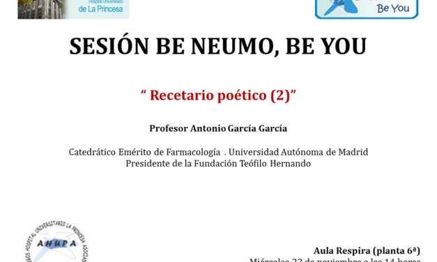 Sesión Be Neumo 22 de Noviembre – Recetario poético 2