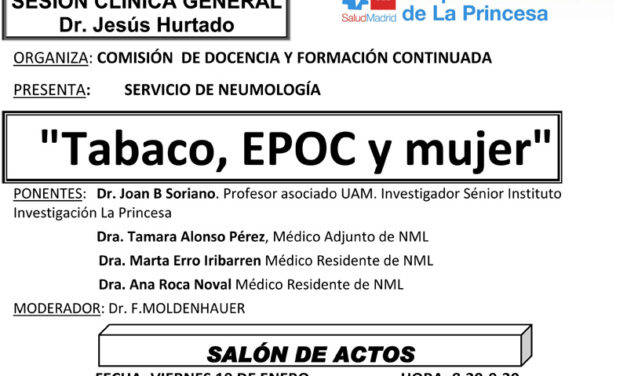 Sesión Clínica 19 de Enero – Tabaco, EPOC y mujer