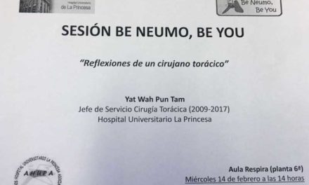 Sesión Be Neumo, Be You 14 de Febrero – “Reflexiones de un cirujano torácico”