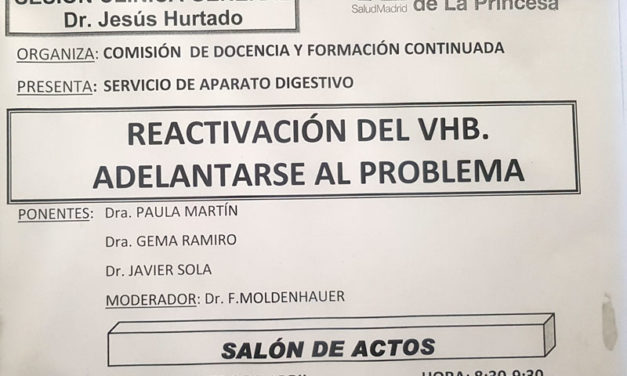 Sesión Clínica 6 de Abril – Reactivación del VHB