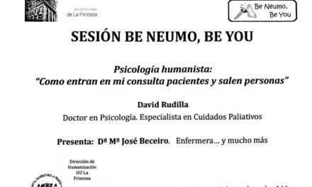 Sesión Be Neumo 16 de Octubre – Psicología humanista – Como entran en mi consulta pacientes y salen personas