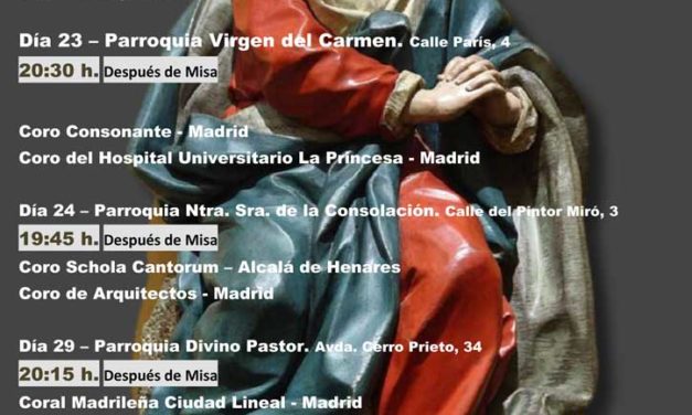 Conciertos de nuestro coro – Ciclo Música Sacra Marzo 2019