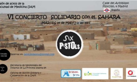 VI Concierto Solidario con el Sáhara: Six Pistols – 14 Mayo