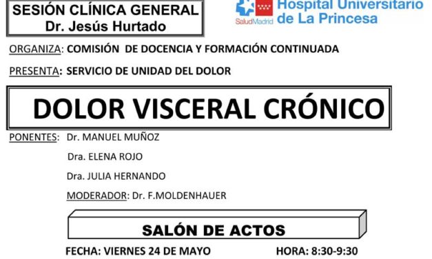 Sesión Clínica 24 de Mayo – Dolor visceral crónico