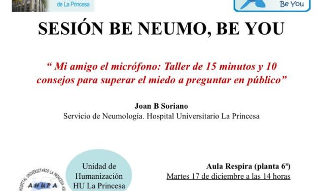 Sesión Be Neumo, Be You. 17 de diciembre – Taller “Mi amigo el micrófono”