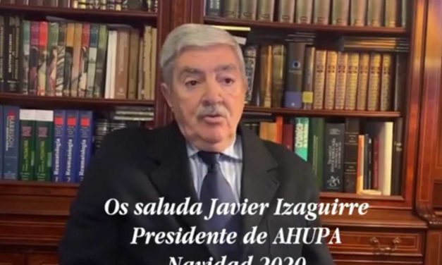 Felicitación Navidad 2020 – Presidente AHUPA