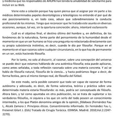 Teleología y Medicina – Por Lorenzo Fernandez Fau
