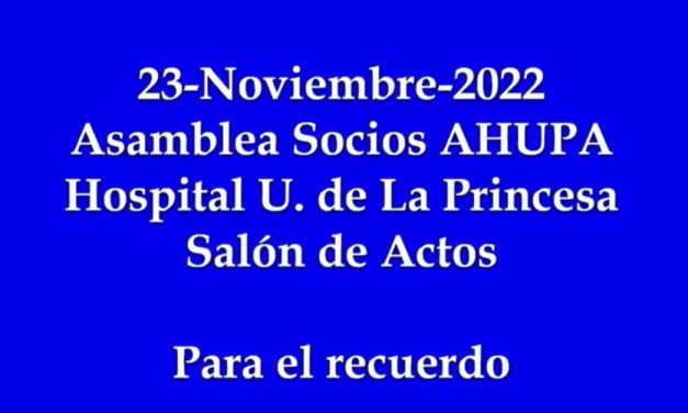 La Asamblea General Ordinaria 23 de noviembre de 2022