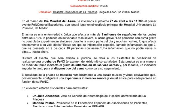 FeNOmenal Experience – Día del Asma