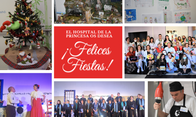 El grupo de teatro y el coro del Hospital de La Princesa celebran la Navidad con pacientes y profesionales