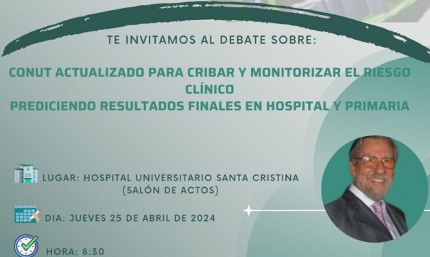 Sesión Clínica 25 de abril – Conut actualizado para cribar y monitorizar el riesgo clínico – Prediciendo resultado finales en hospital y primaria