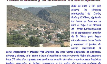 INSTRUCCIONES SALIDA SENDERISTA DE 24 DE ENERO 2026 “EL GARDUÑO DE CELA Y LA HOZ ANGOSTA”