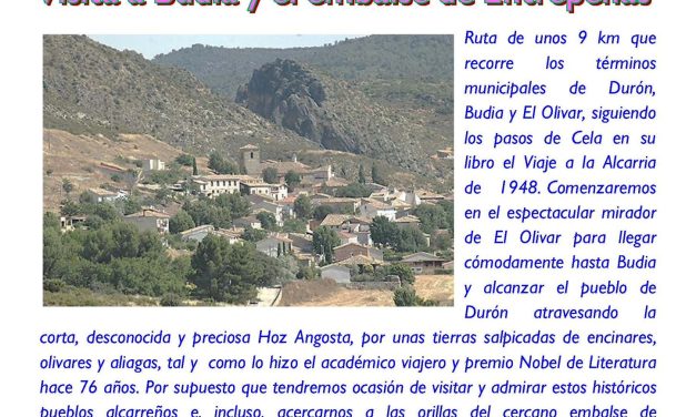 INSTRUCCIONES SALIDA SENDERISTA DE 24 DE ENERO 2026 “EL GARDUÑO DE CELA Y LA HOZ ANGOSTA”