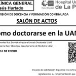 Sesión Clínica 16 de enero – Cómo doctorarse en el UAM