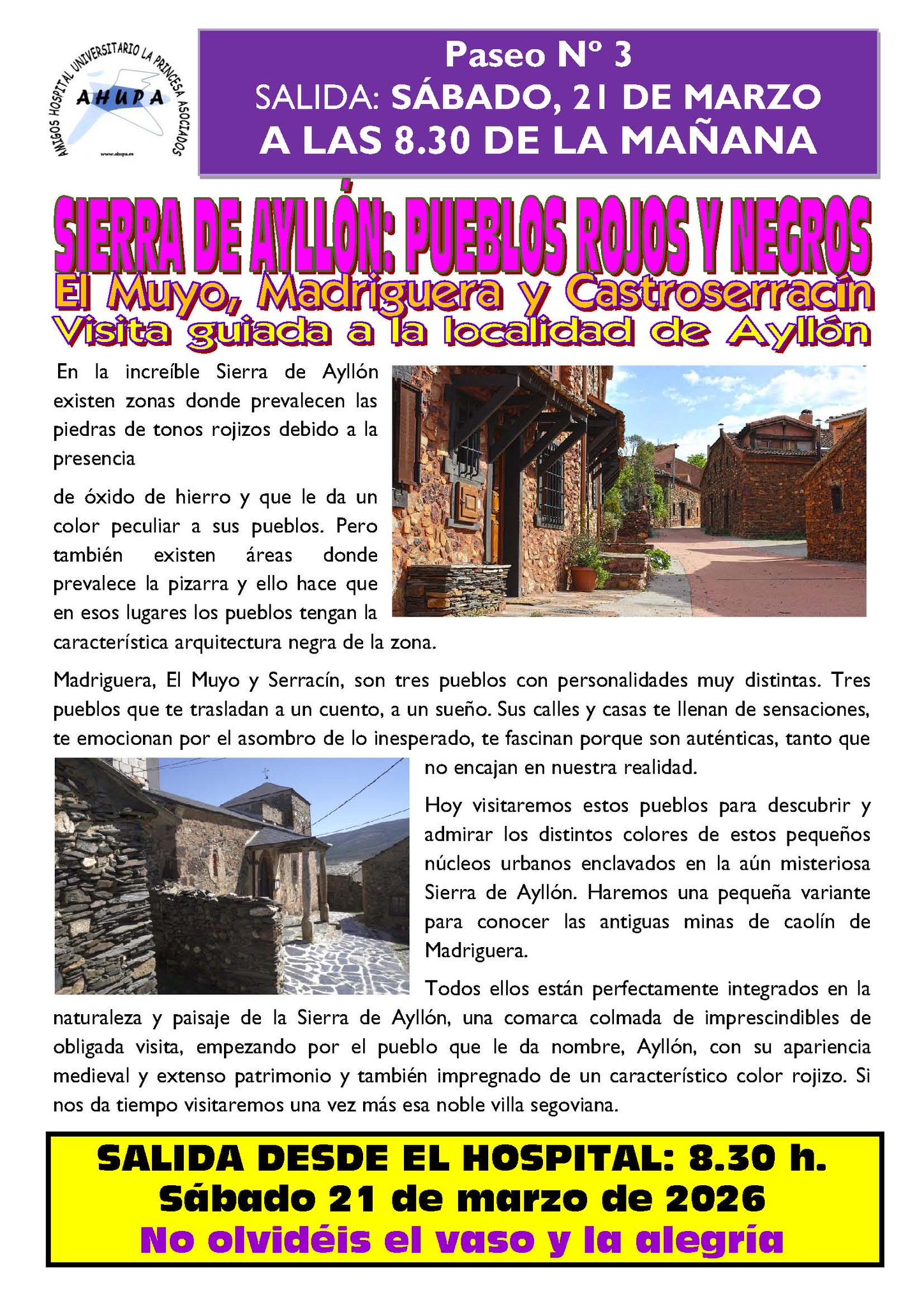 salida 21 de marzo 2026