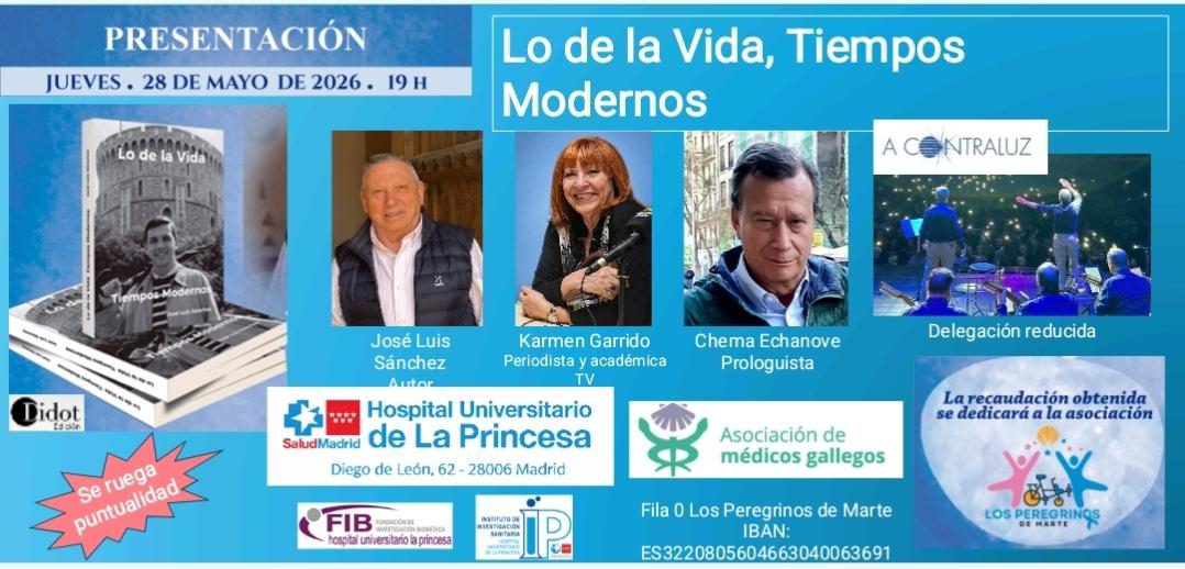presentacion libro -Lo de la Vida, Tiempos Modernos-